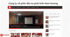 Desktop Screenshot of namduong.vn